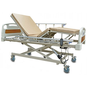 NT1105 เตียงคนไข้ ไฟฟ้า 3 ไกร์ ร้านขายเตียงผู้ป่วย ปรับระดับสูงต่ำมีแบตเตอรี่สำรอง