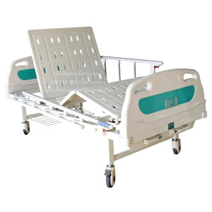 เตียงผู้ป่วยแบบมือหมุน 2ไกร์ (ปรับหัว-ปรับเท้า) NT1021